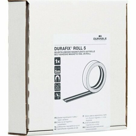 DURABLE OFFICE PRODUCTS Roll, Magstrip, 16-1/2inWx5/8inH, Silver DBL470823